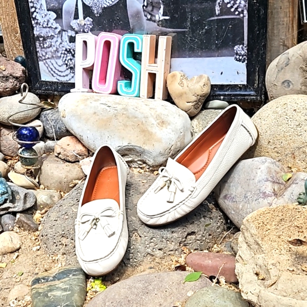 Coach Minna leather loafer moccasin